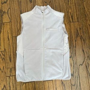 FIGS Light Gray Fleece Vest